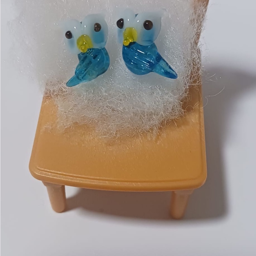 Charming Blue Bird Earrings